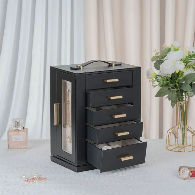 Multi-Functional Rotating Jewelry and Watch Storage Cabinet | ZG251